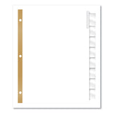Insertable Big Tab Dividers, 8-tab, Letter