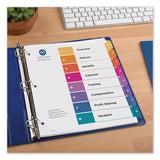 Customizable Toc Ready Index Multicolor Dividers, 8-tab, Letter, 24 Sets