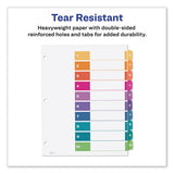 Customizable Toc Ready Index Multicolor Dividers, 10-tab, Letter, 24 Sets