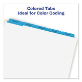 Print And Apply Index Maker Clear Label Dividers, 5 Color Tabs, Letter, 5 Sets