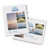 Customizable Print-on Dividers, 5-tab, Letter, 5 Sets