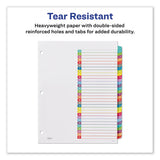 Customizable Toc Ready Index Multicolor Dividers, 1-31, Letter