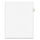 Preprinted Legal Exhibit Side Tab Index Dividers, Avery Style, 10-tab, 5, 11 X 8.5, White, 25-pack