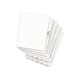 Avery-style Preprinted Legal Bottom Tab Dividers, Exhibit Q, Letter, 25-pack