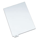 Avery-style Preprinted Legal Bottom Tab Dividers, Exhibit U, Letter, 25-pack