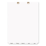 Write And Erase Tab Dividers For Classification Folders, Bottom Tab, 5-tab, Letter