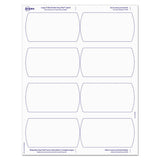 Big Tab Printable Large White Label Tab Dividers, 5-tab, Letter, 20 Per Pack