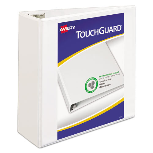 Touchguard Protection Heavy-duty View Binders With Slant Rings, 3 Rings, 4