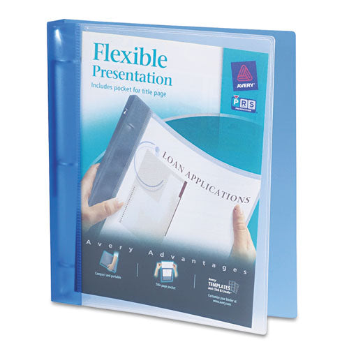 Flexible View Binder With Round Rings, 3 Rings, 1