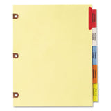 Insertable Big Tab Dividers, 5-tab, Letter