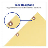 Preprinted Laminated Tab Dividers W-copper Reinforced Holes, 25-tab, Letter