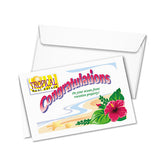 Half-fold Greeting Cards, Inkjet, 5 1-2 X 8.5, Matte White, 20-box W-envelopes