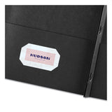 Two-pocket Folder, Prong Fastener, Letter, 1-2" Capacity, Black, 25-box