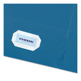 Two-pocket Folder, 40-sheet Capacity, Light Blue, 25-box