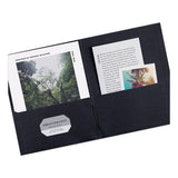 Two-pocket Folder, 40-sheet Capacity, Assorted Colors, 25-box