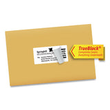 Shipping Labels W- Trueblock Technology, Laser Printers, 2 X 4, White, 10-sheet, 100 Sheets-box