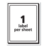 4 X 6 Shipping Labels With Trueblock Technology, Inkjet-laser Printers, 4 X 6, White, 20-pack