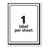 4 X 6 Shipping Labels With Trueblock Technology, Inkjet-laser Printers, 4 X 6, White, 20-pack