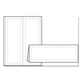 Large Embossed Tent Card, White, 3 1-2 X 11, 1 Card-sheet, 50-box