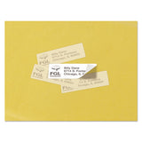 Repositionable Address Labels W-surefeed, Laser, 1 X 2 5-8, White, 3000-box