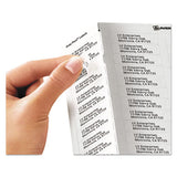 Matte Clear Easy Peel Mailing Labels W- Sure Feed Technology, Laser Printers, 0.5 X 1.75, Clear, 80-sheet, 25 Sheets-box