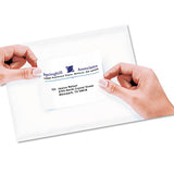 Repositionable Shipping Labels W-surefeed, Inkjet, 3 1-3 X 4, White, 150-box