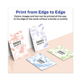 Print-to-the-edge Microperforated Business Cards With Sure Feed Technology, Color Laser, 2 X 3.5, Wht, 160-pk