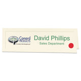 Large Embossed Tent Card, Ivory, 3 1-2 X 11, 1 Card-sheet, 50-box