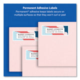 Easy Peel White Address Labels W- Sure Feed Technology, Laser Printers, 1.33 X 4, White, 14-sheet, 250 Sheets-box