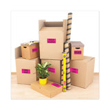 High-visibility Permanent Laser Id Labels, 2 X 4, Neon Magenta, 1000-box