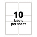 Ultraduty Ghs Chemical Waterproof And Uv Resistant Labels, 2 X 4, White, 10-sheet, 50 Sheets-pack