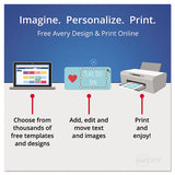 Durable Permanent Multi-surface Id Labels, Inkjet-laser Printers, 0.75 X 1.75, White, 12-sheet, 10 Sheets-pack