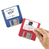 Laser-inkjet 3.5" Diskette Labels, White, 375-pack