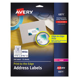 Vibrant Laser Color-print Labels W- Sure Feed, 1 1-4 X 2 3-8, White, 450-pack