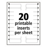 The Mighty Badge Name Badge Holder Kit, Horizontal, 3 X 1, Inkjet, Silver, 10 Holders- 80 Inserts