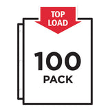 Top-load Vinyl Sheet Protectors, Heavy Gauge, Letter, Clear, 100-box