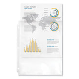 Top-load Sheet Protector, Economy Gauge, Letter, Clear, 50-box