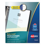 Top-load Poly Sheet Protectors, Heavyweight, Letter, Nonglare, 200-box