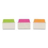 Ultra Tabs Repositionable Standard Tabs, 1-5-cut Tabs, Assorted Neon, 2" Wide, 24-pack