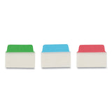 Ultra Tabs Repositionable Standard Tabs, 1-5-cut Tabs, Assorted Primary Colors, 2" Wide, 24-pack