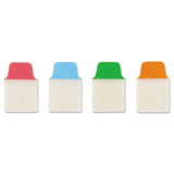 Ultra Tabs Repositionable Mini Tabs, 1-5-cut Tabs, Assorted Primary Colors, 1" Wide, 80-pack