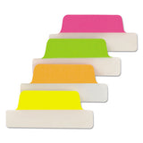 Ultra Tabs Repositionable Margin Tabs, 1-5-cut Tabs, Assorted Neon, 2.5" Wide, 24-pack