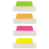 Ultra Tabs Repositionable Margin Tabs, 1-5-cut Tabs, Assorted Neon, 2.5" Wide, 24-pack
