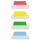 Ultra Tabs Repositionable Margin Tabs, 1-5-cut Tabs, Assorted Primary Colors, 2.5" Wide, 24-pack
