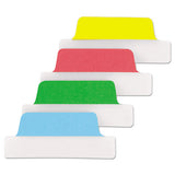 Ultra Tabs Repositionable Margin Tabs, 1-5-cut Tabs, Assorted Primary Colors, 2.5" Wide, 24-pack