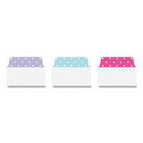 Ultra Tabs Repositionable Standard Tabs, 1-5-cut Tabs, Assorted Dots, 2" Wide, 24-pack