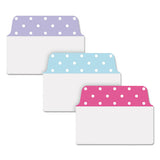 Ultra Tabs Repositionable Standard Tabs, 1-5-cut Tabs, Assorted Dots, 2" Wide, 24-pack