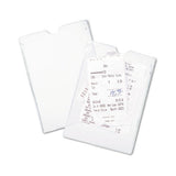 Top-load Clear Vinyl Envelopes W-thumb Notch, 4 X 6, Clear, 10-pack