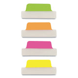 Ultra Tabs Repositionable Margin Tabs, 1-5-cut Tabs, Assorted Neon, 2.5" Wide, 48-pack