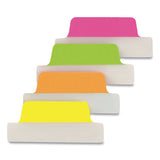 Ultra Tabs Repositionable Margin Tabs, 1-5-cut Tabs, Assorted Neon, 2.5" Wide, 48-pack